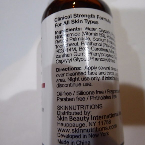 Skin Nutritions RETINOL NIGHT REPAIR SERUM, sealed - Picture 4 of 5